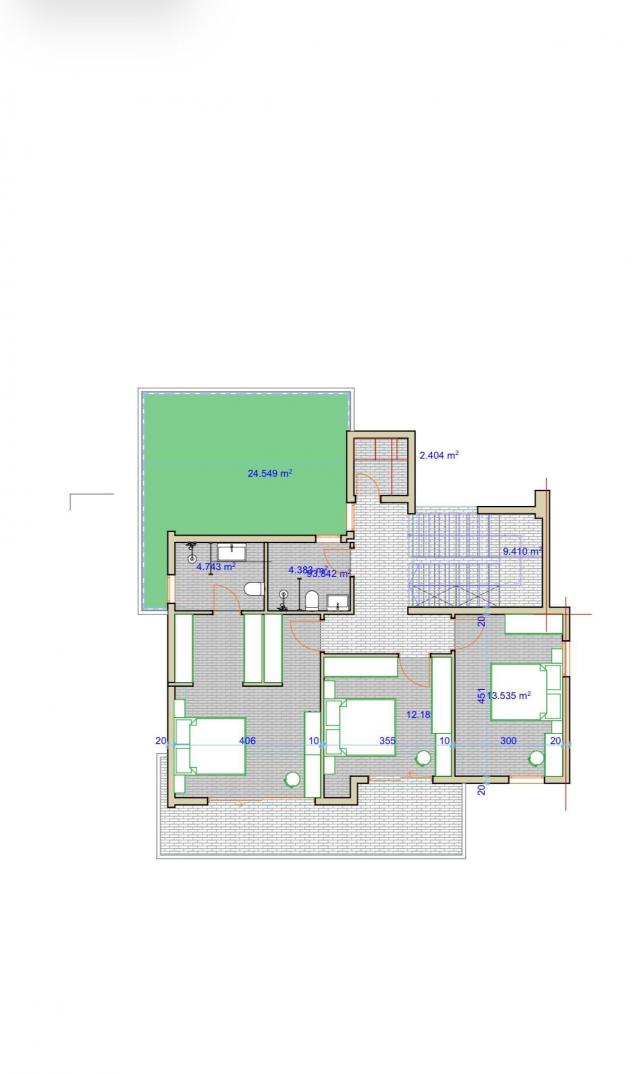 Na prodaju nova dvospratna kuća 225m² na placu od 400m² sa garažom i mogućnošću nadogradnje – Bar