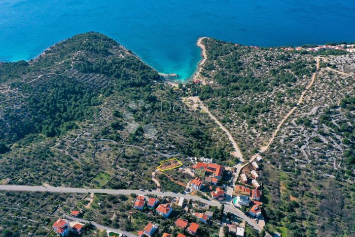 MURTER - zemljište sa spektakularnim pogledom,  projektom za vilu i građevinskom dozvolom