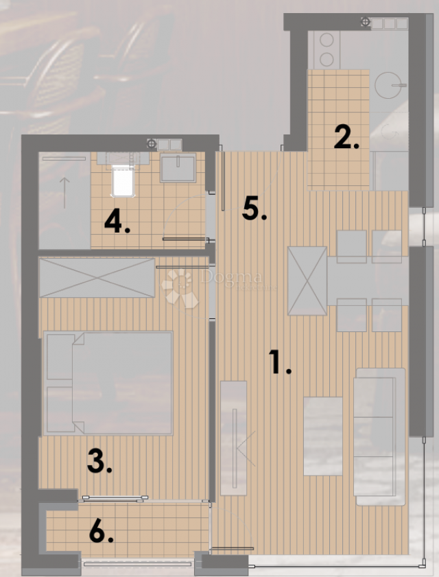 PROJEKT JAHORINA - zgrada A1 stan 62 u potkrovlju