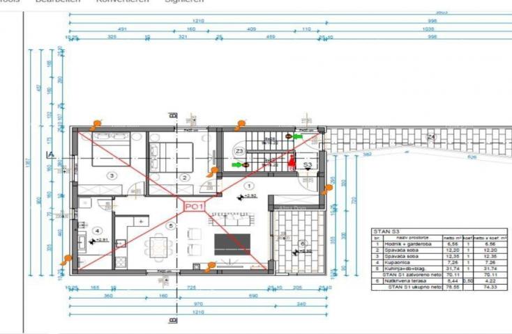 Wohnung Zu verkaufen: Moderne, neue Wohnung mit Parkplatz - Ližnjan!