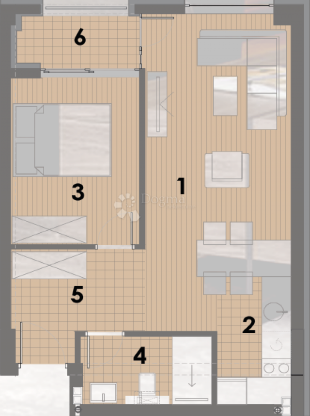 PROJEKT JAHORINA - zgrada B stan 33 na 1. katu