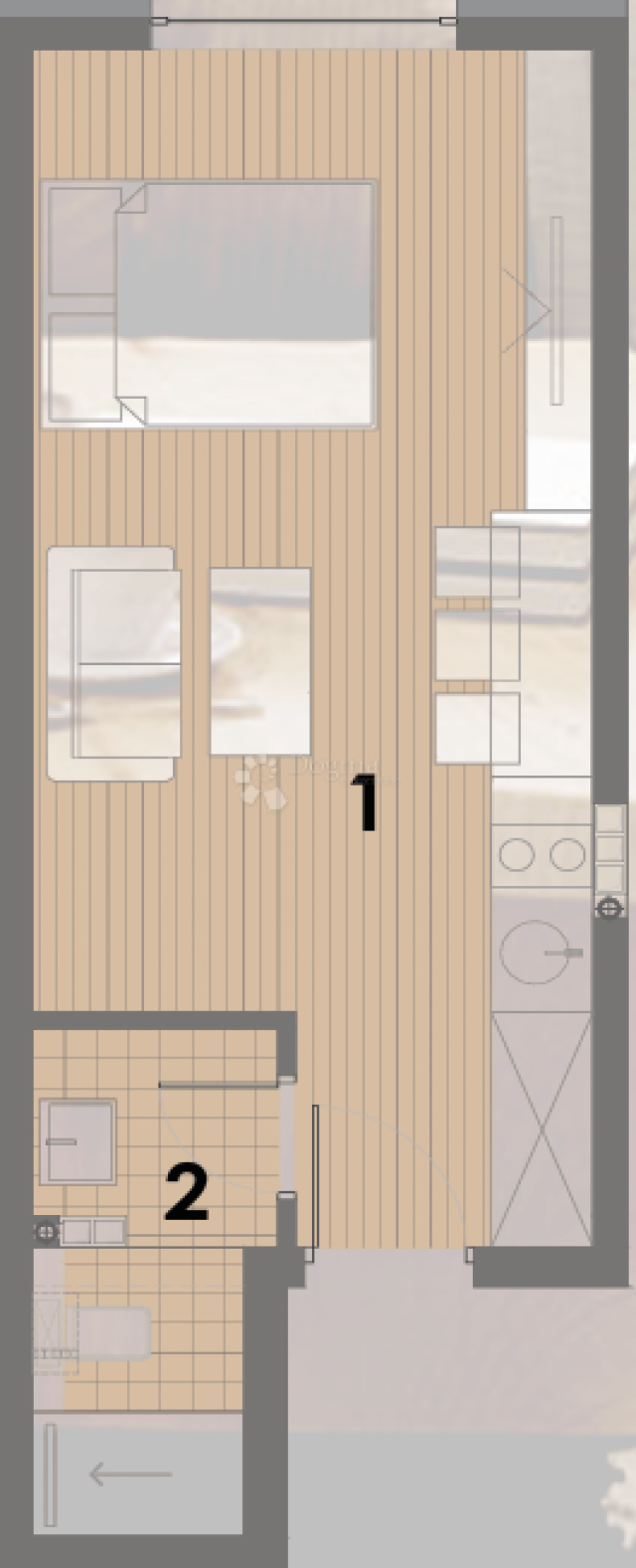 PROJEKT JAHORINA - zgrada B stan 43 na 2. katu