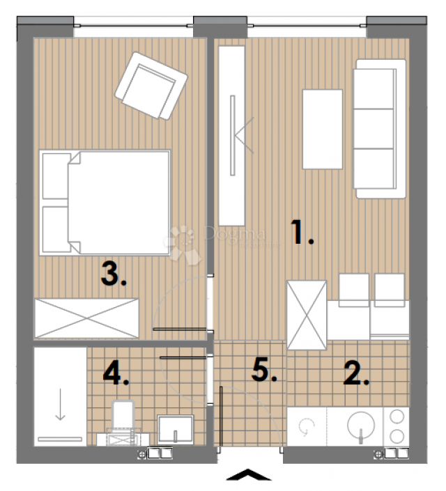 PROJEKT JAHORINA - zgrada D apartman 65, 6. kat