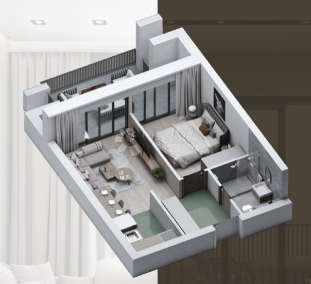 PROJEKT JAHORINA - zgrada D apartman 80, potkrovlje