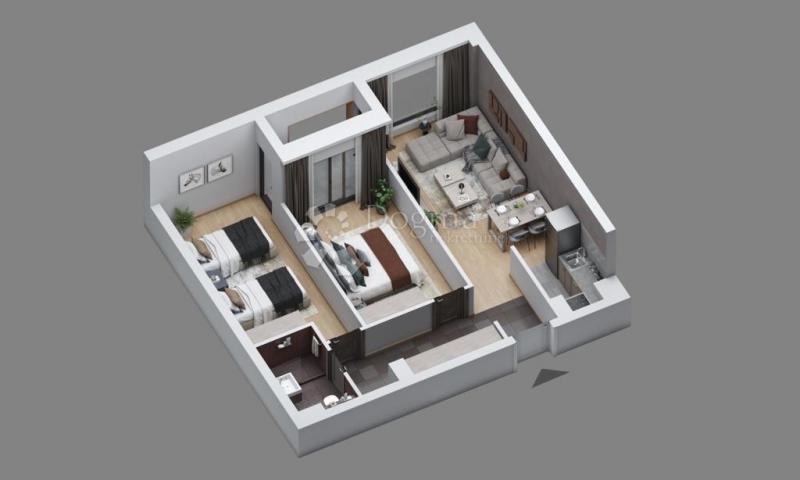 PROJEKT JAHORINA - zgrada D apartman 77, potkrovlje
