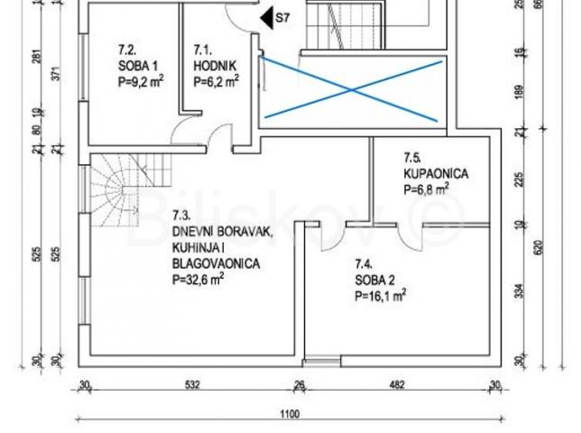 Prodaja, Remete, dvoetažni šesterosobni stan148,50m2 s dva parkirališta