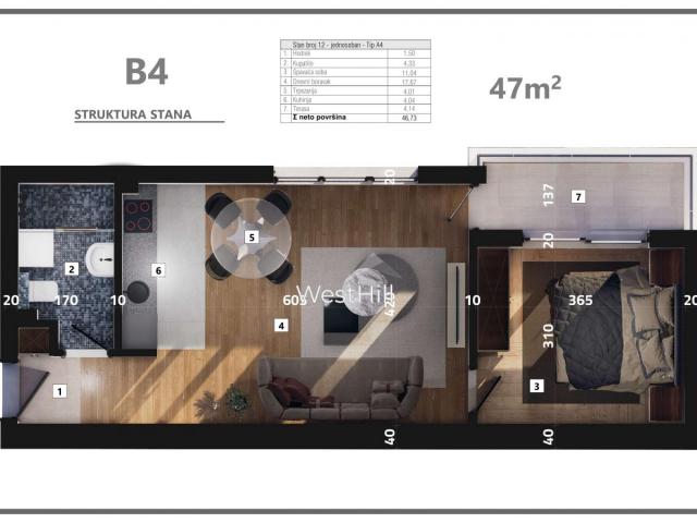 Apartmani na prvoj liniji u Dobroj Vodi