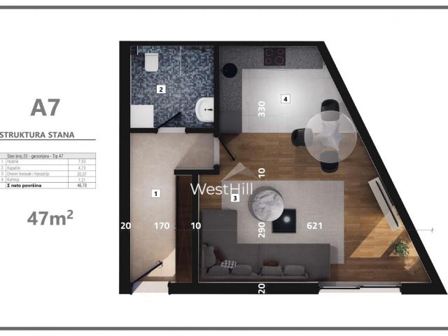 Apartmani na prvoj liniji u Dobroj Vodi