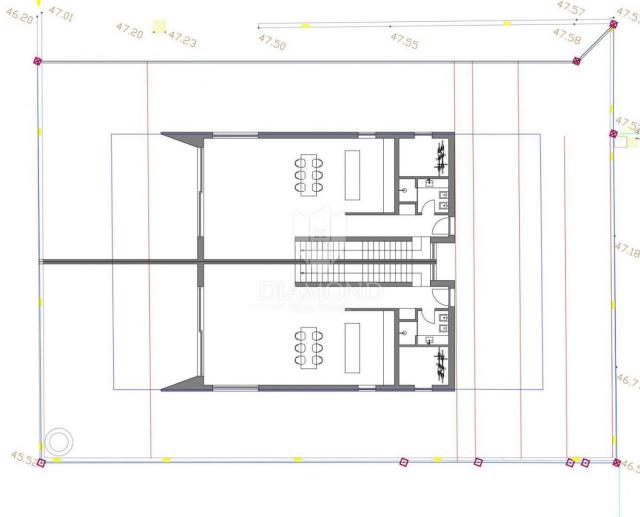 Umag, okolica, predivna dvojnica 100 m2 na rubu naselja