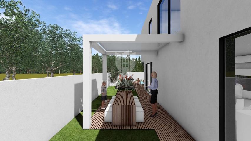 Umag, okolica, predivna dvojnica 100 m2 na rubu naselja