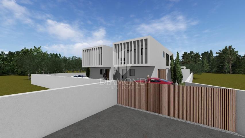 Umag, okolica, predivna dvojnica 100 m2 na rubu naselja
