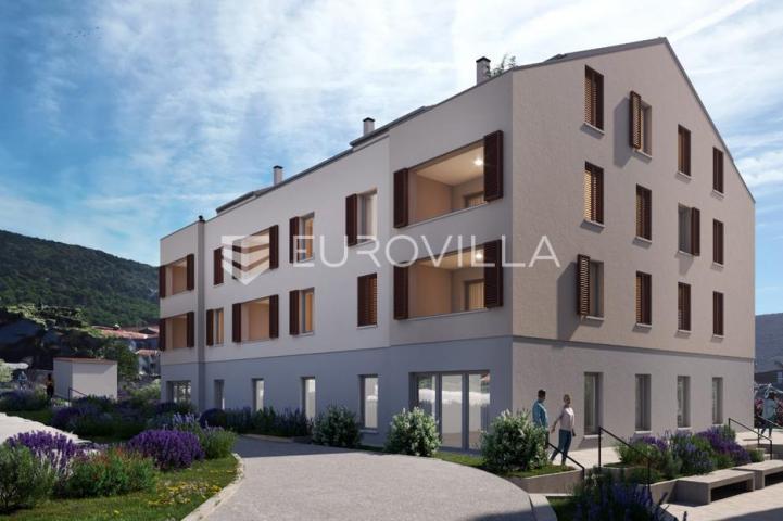 Grad Cres, Centar, dvosoban stan na odličnoj lokaciji, NOVOGRADNJA