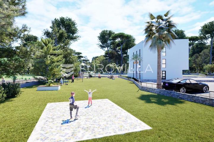 Zadar, Crvene kuće moderna zgrada Novogradnja