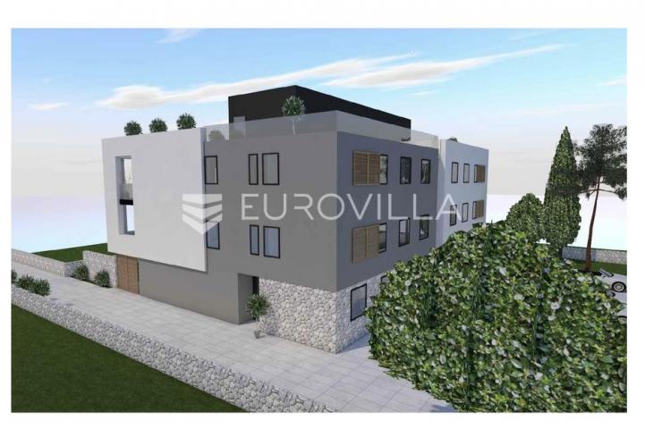 Zadar, Privlaka, moderan dvosobni stan s krovnom terasom na izvrsnoj lokaciji