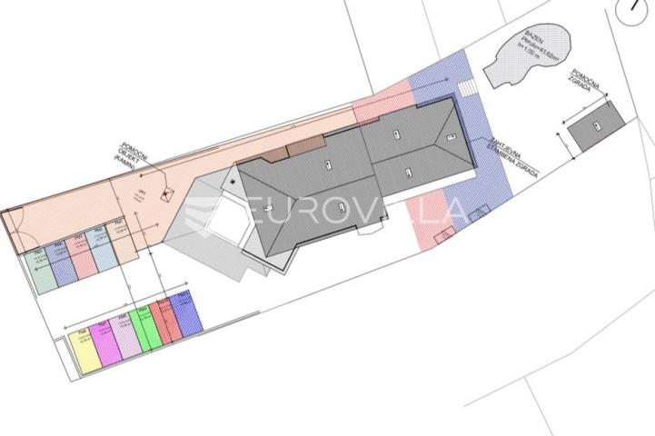 Pakoštane, jednosobni apartman S10 na drugom katu površine od 49 m², 250 m od mora