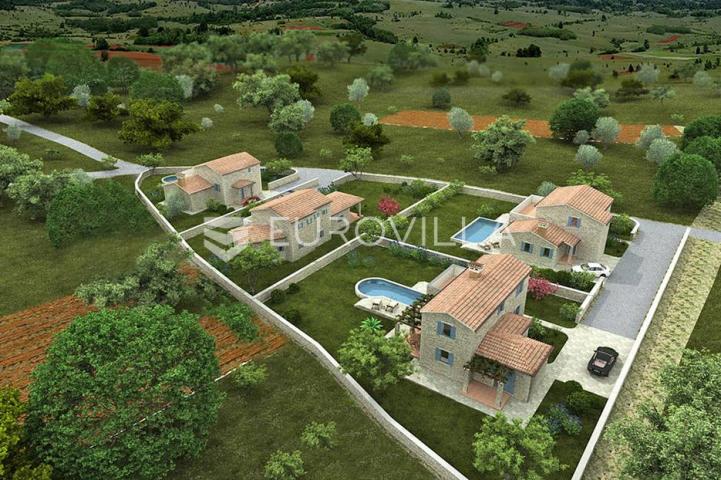 Karojba, projekt kamenih vila