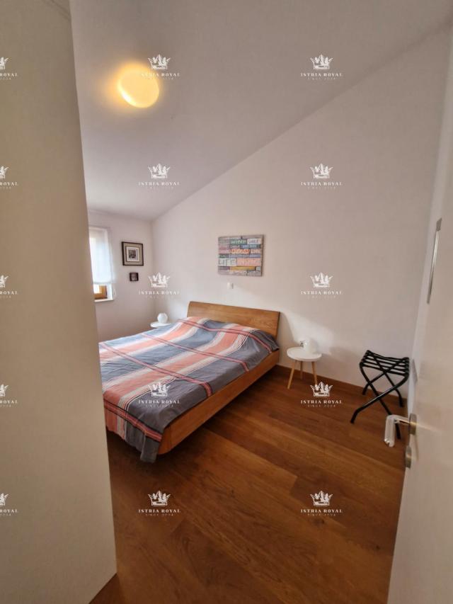 2-Zimmer-Wohnung in Štinjanu, 950 m vom Meer entfernt, Garten + Kamin