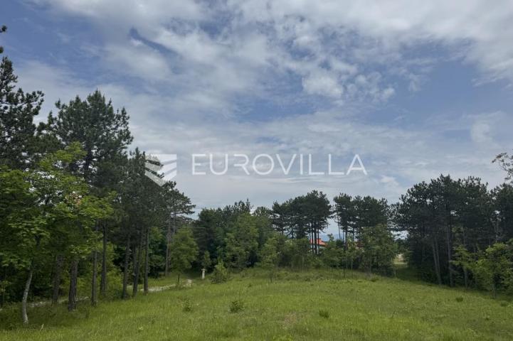 Istra, Grašćišće, jedinstveno građevinsko zemljište 2000 m² okruženo stoljetnom šumom 36789 m²