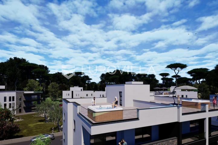 Zadar, Crvene kuće moderna zgrada Novogradnja