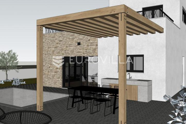 Vodice, NOVOGRADNJA, kuća s bazenom, 176,40 m²