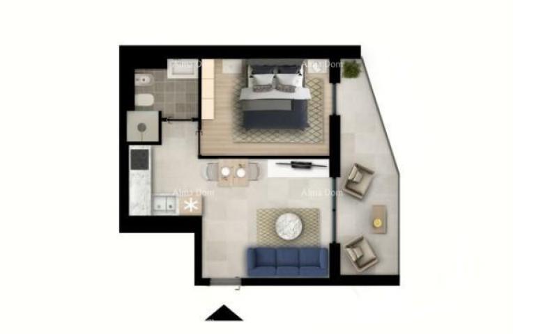 Apartment UMAG! Modern Apartment in a Top Residential Complex Near the Sea, S30