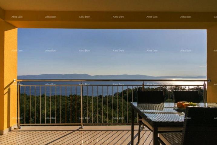 Kuća Raša, Šarmantna apartmanska kuća s bazenom i panoramskim pogledom na more