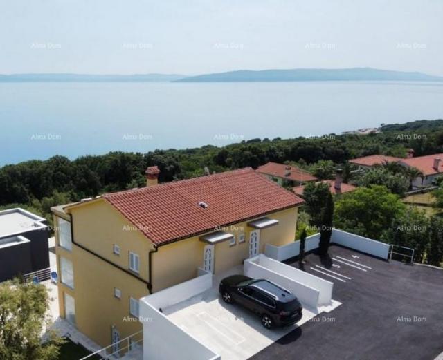 Kuća Raša, Šarmantna apartmanska kuća s bazenom i panoramskim pogledom na more