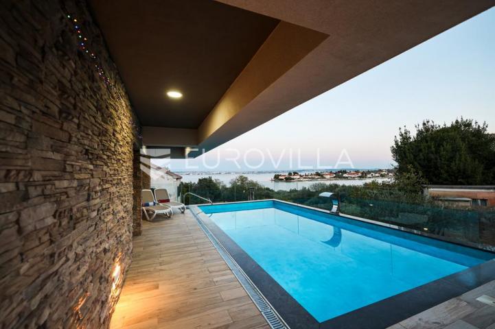 Zadar, Lukoran, luksuzna vila s pogledom na more