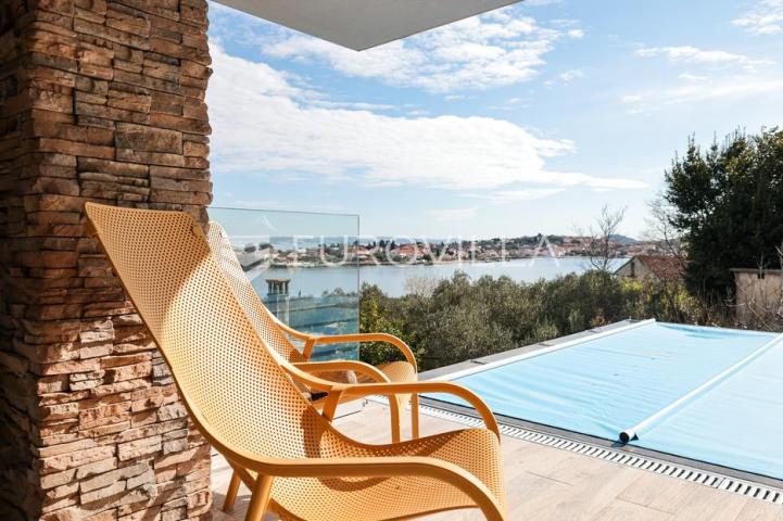 Zadar, Lukoran, luksuzna vila s pogledom na more