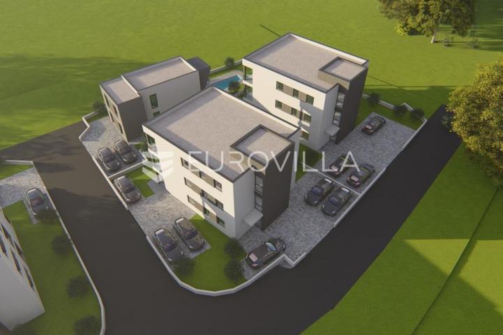 Istra, Medulin, luksuzan stan s 4 spavaće sobe, parking, lift, pogled more