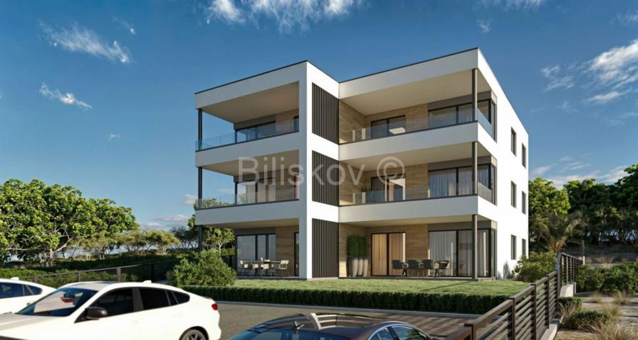 Prodaja, Pag, Mandre, novogradnjastan86,90m2, prizemlje, terasa, vrt, parking