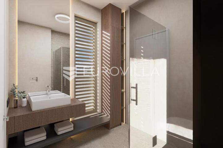 Primošten, NOVOGRADNJA, luksuzan penthouse na drugom katu s pogledom na more, 119,12 m²