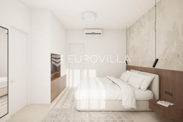 Primošten, NOVOGRADNJA, stan u prizemlju s bazenom i pogledom na more, 109,95 m²