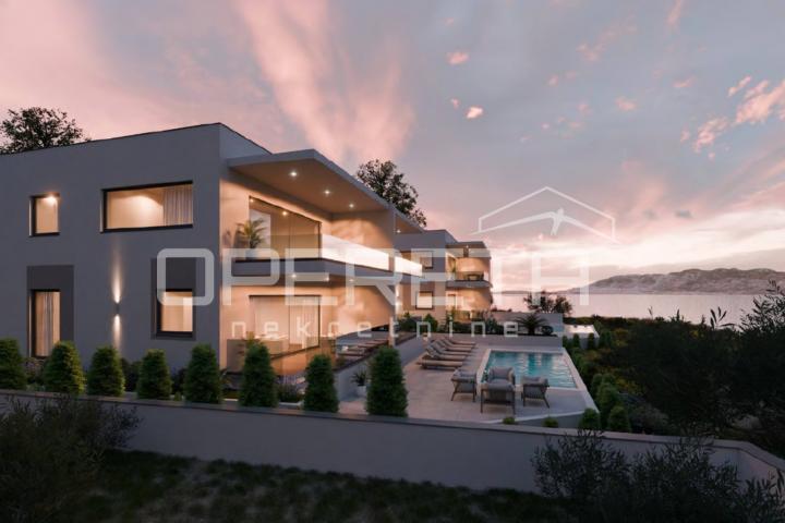 Luksuzna novogradnja, dvosoban apartman s bazenom, 95 m2, Pag, Bošana