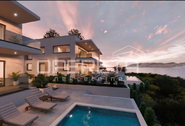 Luksuzna novogradnja, dvosoban apartman s bazenom, 95 m2, Pag, Bošana