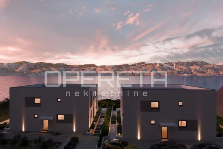 Luksuzna novogradnja, dvosoban apartman s bazenom, 95 m2, Pag, Bošana