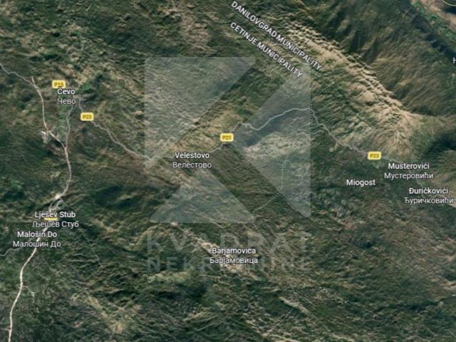 Prodaja, Zemljište, Cetinje, Velestovo, 522305m2