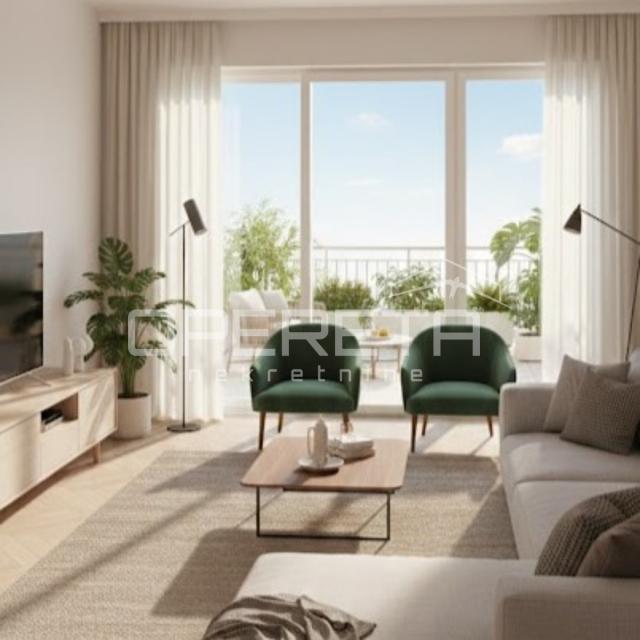 Novogradnja Makarska – Dvosobni stan 82,60 m² s balkonom i pogledom na more