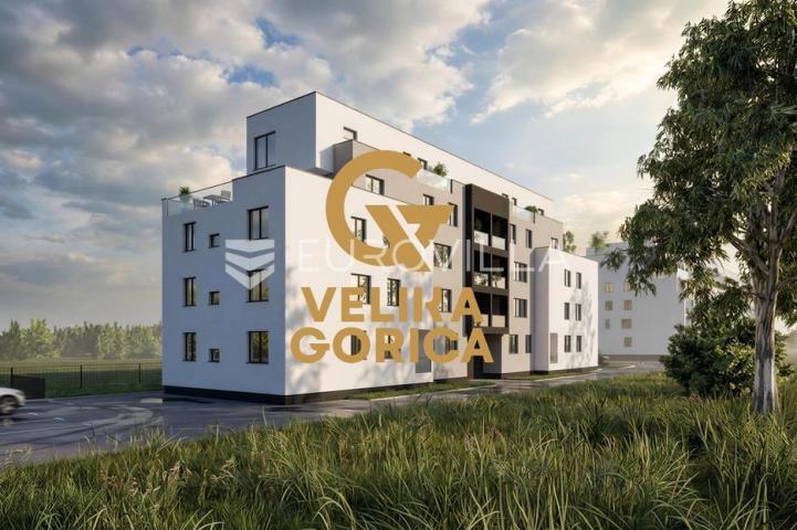 Velika Gorica, moderan trosoban stan u novogradnji, 56 m²