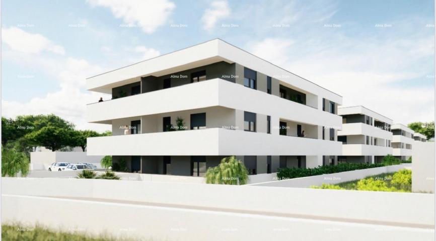 Stan Prodaja stanova u novom projektu, Pula! B2 Šikići periferija grada. 8 km do centra Medulina. 