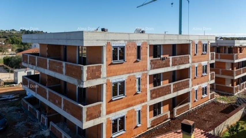 Stan Prodaja stanova u novom projektu, Pula! B2 Šikići periferija grada. 8 km do centra Medulina. 