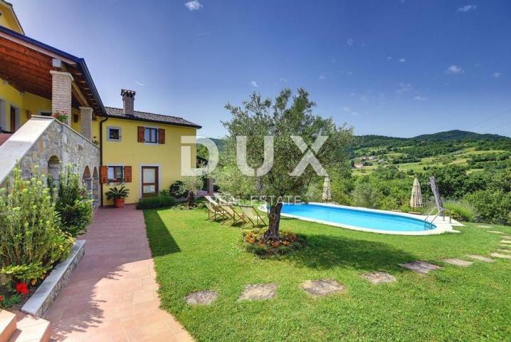 ISTRA, MOTOVUN - Rustikalna kuća s bazenom