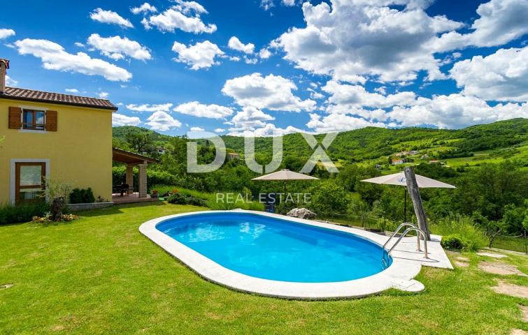 ISTRA, MOTOVUN - Rustikalna kuća s bazenom