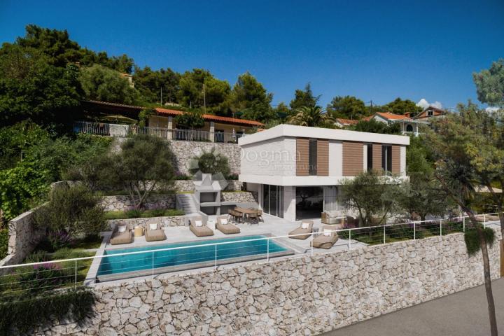 EKSKLUZIVNA VILA NA BRAČU, LUKSUZ I ELEGANCIJA - PRVI RED DO MORA!