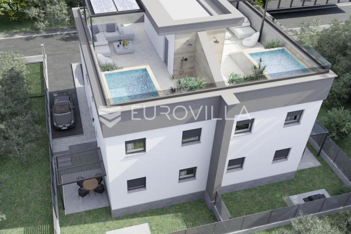 Zadar, Vir, dvosoban stan s vrtom 350 m od mora