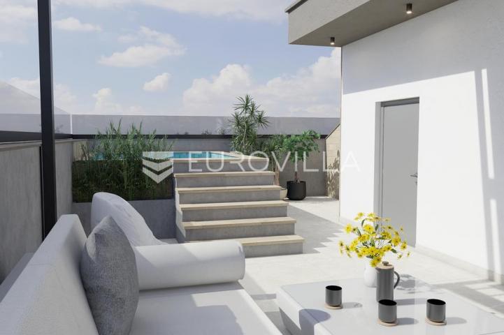 Zadar, Vir, dvosoban stan s vrtom 350 m od mora