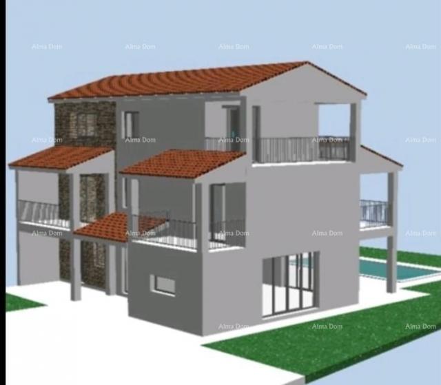 Kuća Prodaje se stara kamena kuca s zemljistem Barban idealno za kucu za odmor
