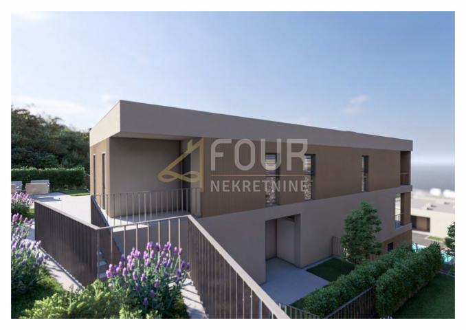 Kostrena, kvalitetna novogradnja, 140.90m2, 3s+db, terasa