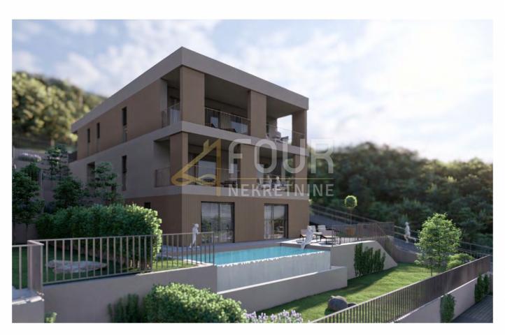 Kostrena, kvalitetna novogradnja, 140.90m2, 3s+db, terasa