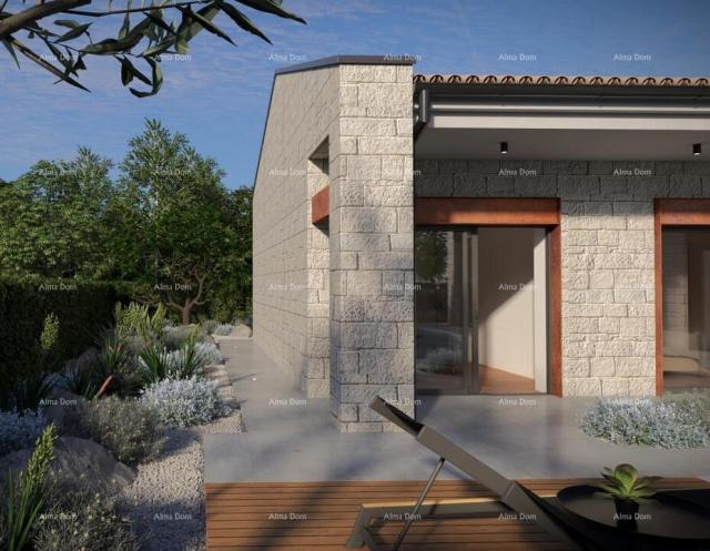 Građevinsko zemljište GRAĐEVINSKO ZEMLJIŠTE S PROJEKTOM ZA MODERNU ISTARSKU VILU, Buje